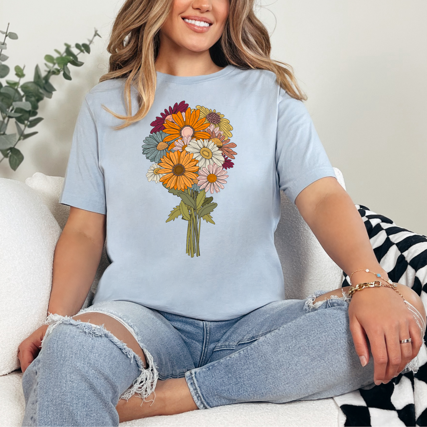 Bunch O' Boho Flowers T-shirt