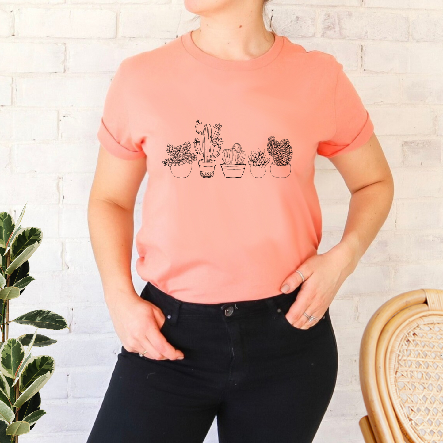 Potted Succulents T-shirt